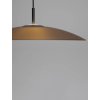 LED čierno-moca hnedé moderné svietidlo Polifemo 40