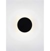 LED čierne svietidlo na stenu Nano 15
