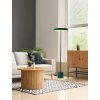 LED zeleno-čierna stojaca lampa Vetro