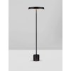LED zeleno-čierna stojaca lampa Vetro