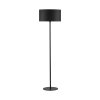 LED čierno-zlatá stojaca lampa Sibnia