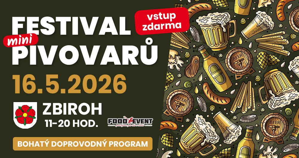 16.5.2026 FESTIVAL MINIPIVOVARŮ Zbiroh