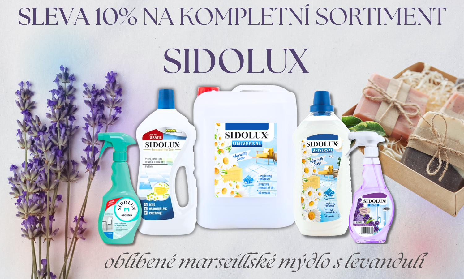 Sidolux akce duben