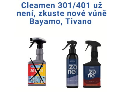 CLEAMEN 301/401 sanitární neutralizátor pachů 550ml výroba ukončena