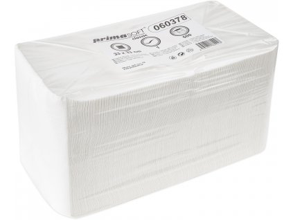 PrimaSoft ubrousky 33x33, 1 vr., cel., extra bílá 10x500ks 060378