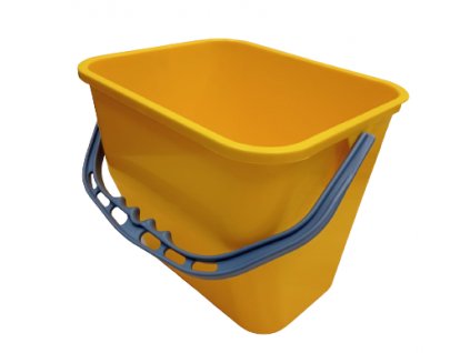 kbelík na uklidovy vozik zluty 13l