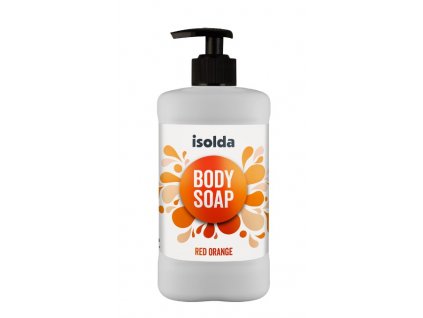 ISOLDA Red orange body soap lahev