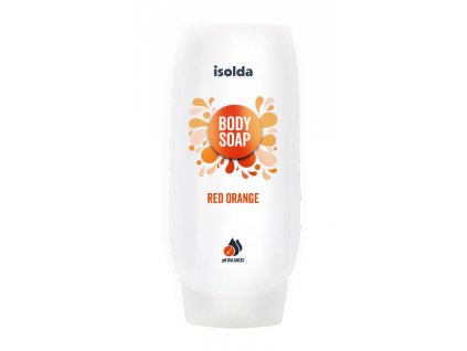 ISOLDA Red orange body soap klick&go