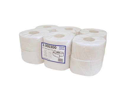 SVU Toaletní papír Jumbo 190, 2-vrstvý, recykl 75%, (bal. 12 ks) 0300