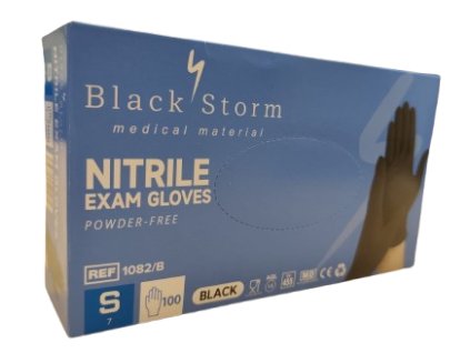 Rukavice Black Storm Nitril cerne S