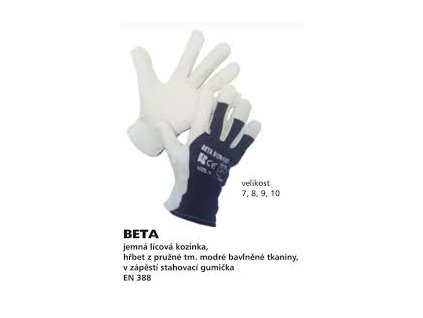 CERVA rukavice BETA LUX, vel. 9