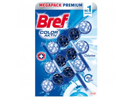 Bref wc blok color active chlorine 3 ks 50 g bc system 1