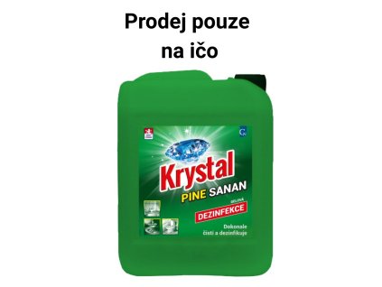KRYSTAL Pine Sanan - alkalický čistící a dezinfekční gel 5l
