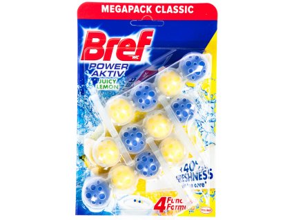 Bref wc blok power active lemone 3 ks 50 g Bref kulicky citronove bc system www.bceshop.cz