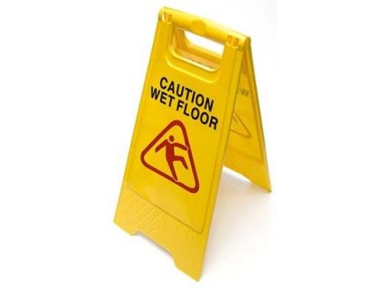 Cedule pozor kluzka podlaha caution wet floor
