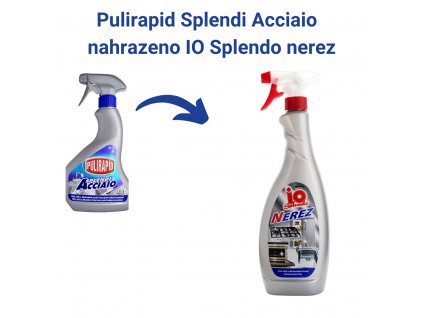 Pulirapid Splendi Acciaio 500ml čistič a péče o nerezové povrchy výroba ukončena