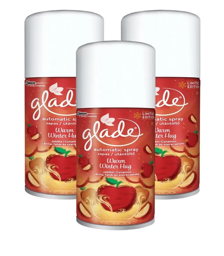 Levně Glade osvěžovač 269ml Automatic Spray Warm Winter Hug