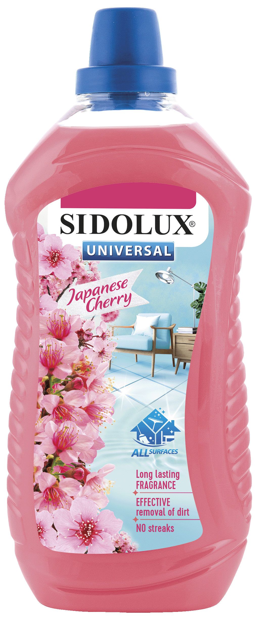 Levně SIDOLUX Universal Soda Power s vůní Japanese Cherry 1 L