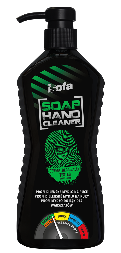 Levně ISOFA Soap X: 550g profi dílenské tekuté mýdlo na ruce s pumpičkou (zelená)