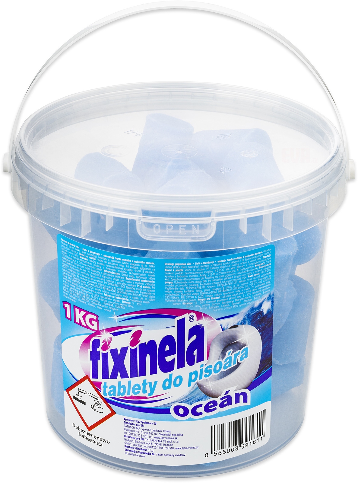 Fixinela tablety do pisoárů  - oceán - 1 kg