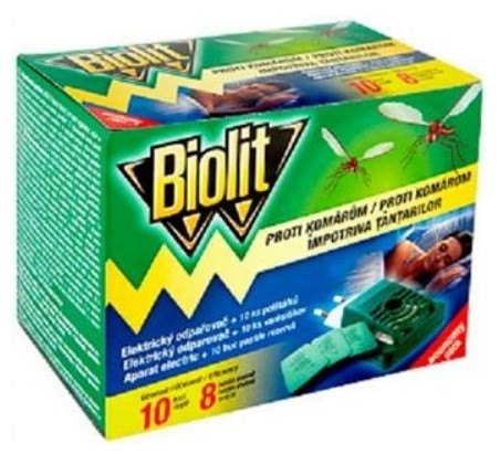 Levně Biolit Elektrický odpařovač s Biolit - polštářky do elektrického odpařovače 10ks