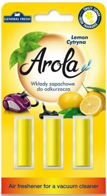 General Fresh Arola vůně do vysavače Lemon (citron) 3ks