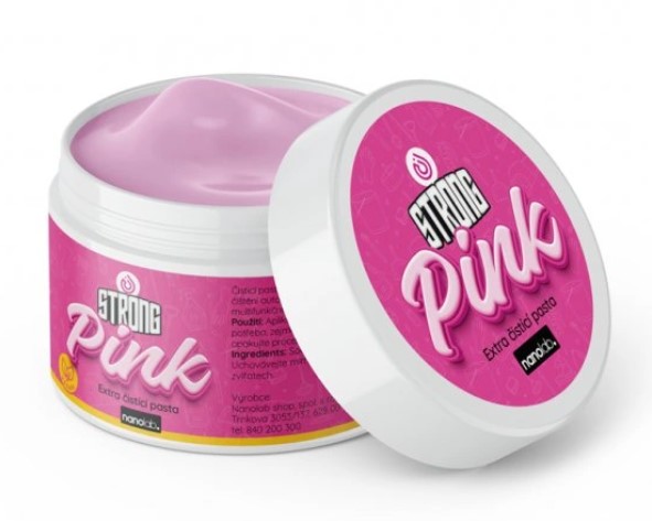Nanolab Strong PINK čistící pasta 500g Balení: 500 g