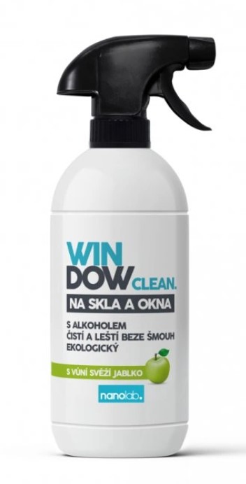 Nanolab Octový čistič na skla a okna jablko 500ml