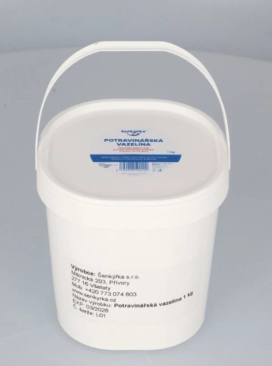 Potravinářská vazelína 1kg šenkýřka