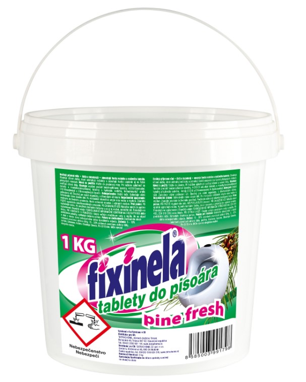 Fixinela tablety do pisoárů  - pine fresh - 1 kg