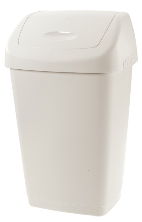 Odpadkový koš 50l bílý Tontarelli 40x32xH65cm