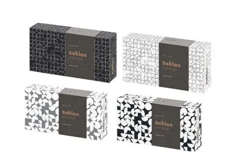 Kosmetické kapesníky SATINO 2-vr., (bal.100ks)