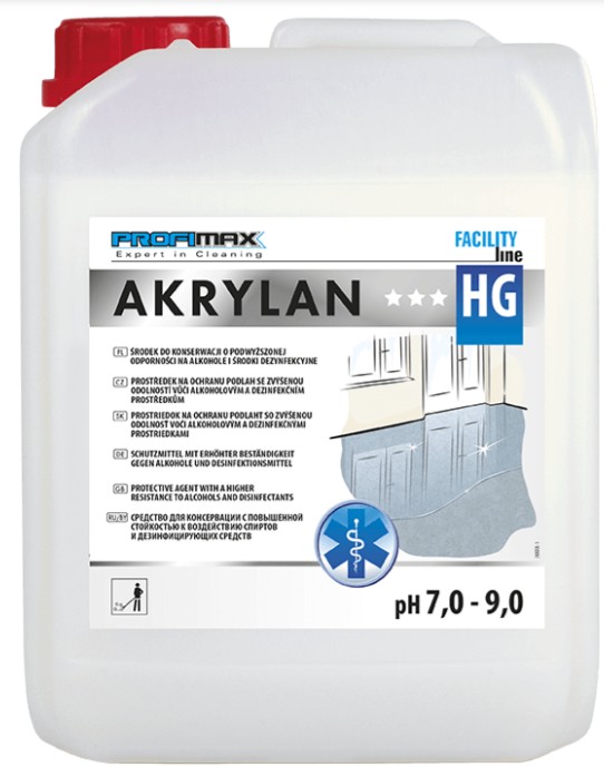 Levně Profimax, Profibasic PROFIMAX Akrylan High Gloss - polymerový lesk odolný dezinfekcím 5 L