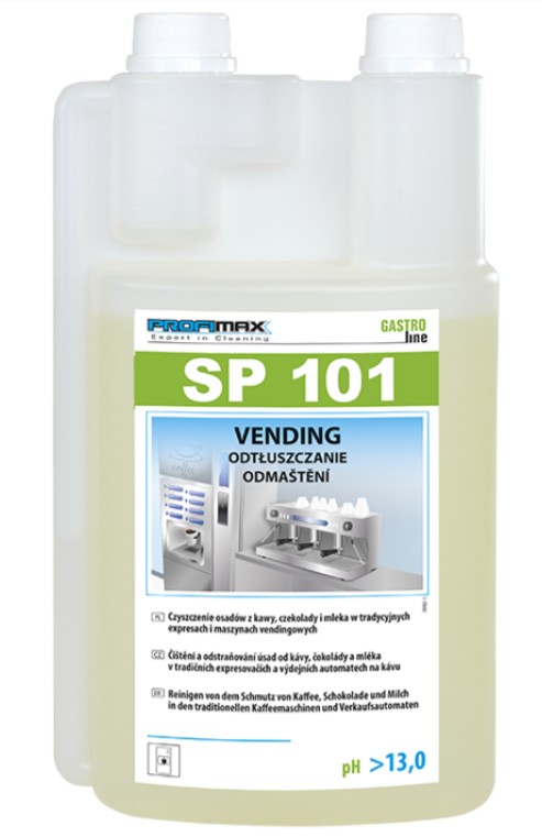 Levně Profimax, Profibasic PROFIMAX SP 101 - odmaštění, čištění a odstraňování usazenin (káva, čoko, mléko) 1 L