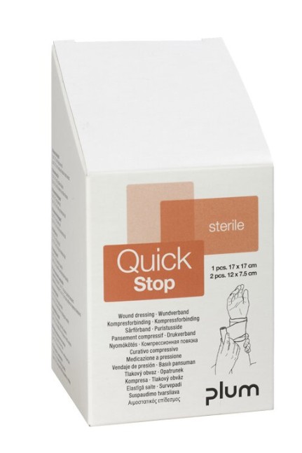 Plum Safety Plum QuickStop sada sterilních kompresních obvazů