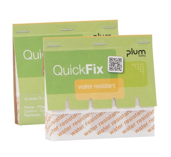 Levně Plum Safety Plum QuickFix Water Resistant, 45 náplastí, voděodolné