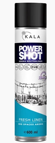 KALA Power Shot Odors Neutraliser Fresh Linen 600ml
