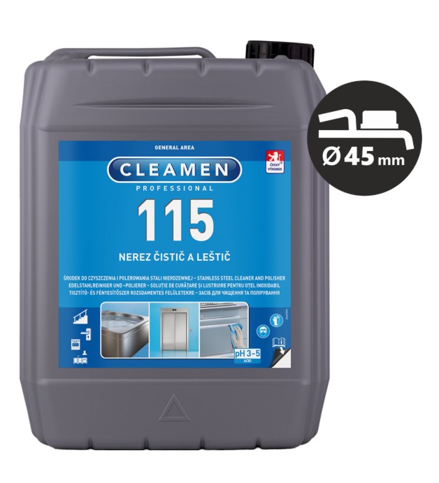 CLEAMEN 115 nerez čistič a leštič 5 L