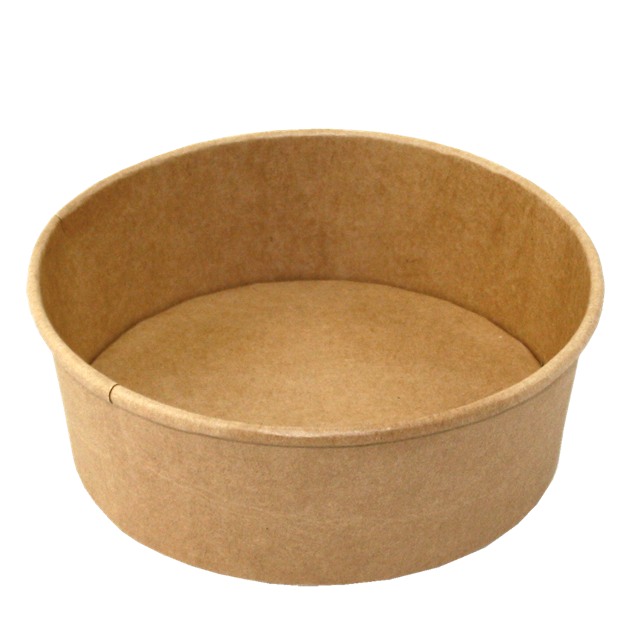 Miska papírová na salát BIO-ECO 1300ml 184mm kraft hnědá 40.1342 (bal.300ks)
