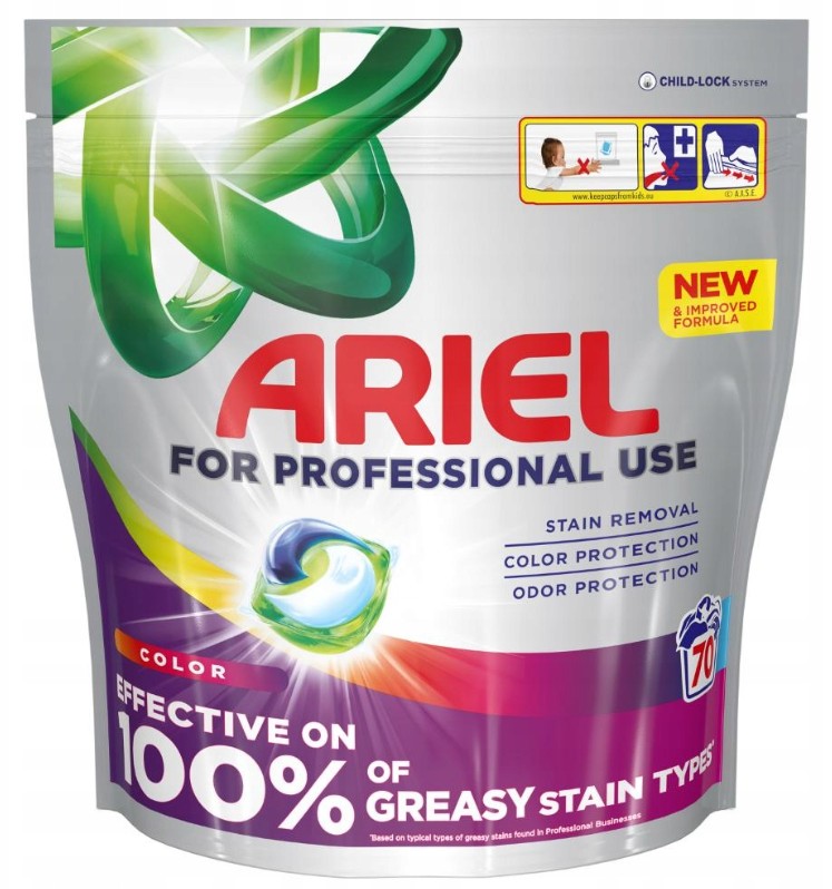 Ariel Professional gelové kapsle Color - 70 dávek