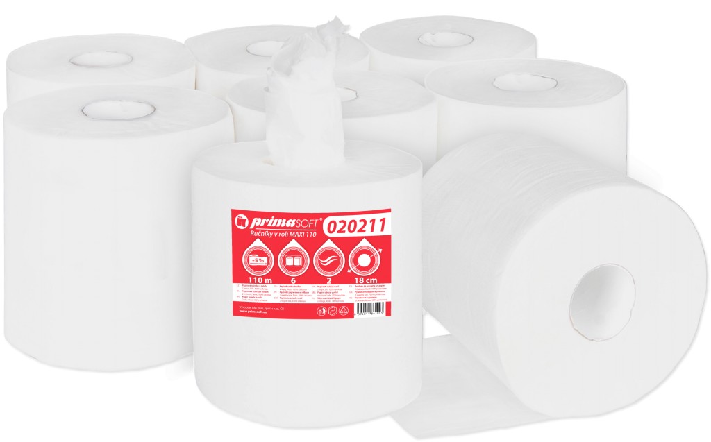 PrimaSoft MAXI role 110, 2-vr., cel., extra bílá (bal.6ks) 020311 (020211)