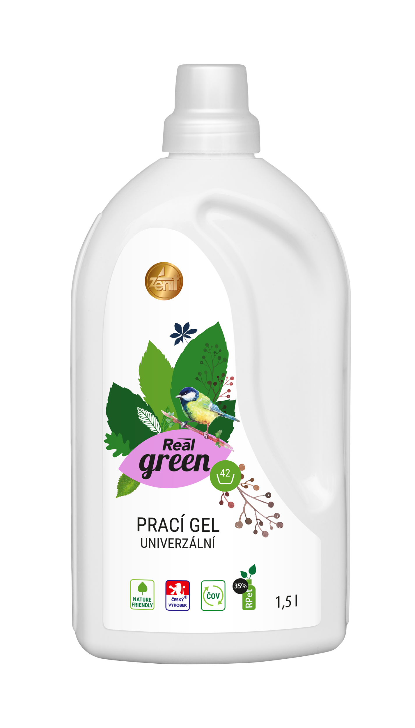 Levně Real Green clean prací gel 1,5l