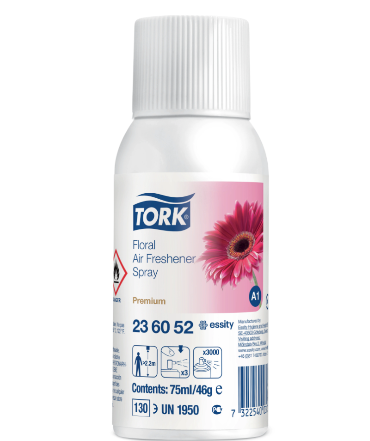 Levně TORK Air Freshener květinová vůně do osvěžovače vzduchu 75ml, (3000dávek), 236052
