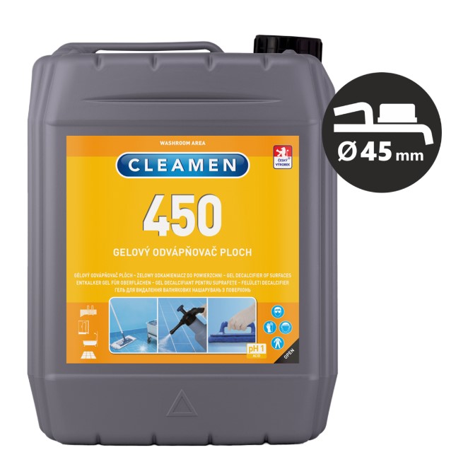 CLEAMEN 450 odvápňovač ploch gel 5l