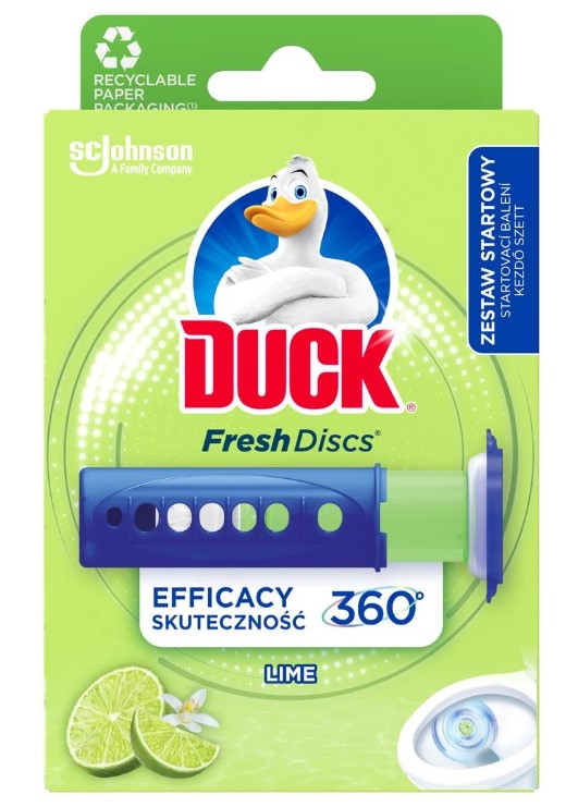 Levně Duck Fresh Discs čistič wc 36ml Lime