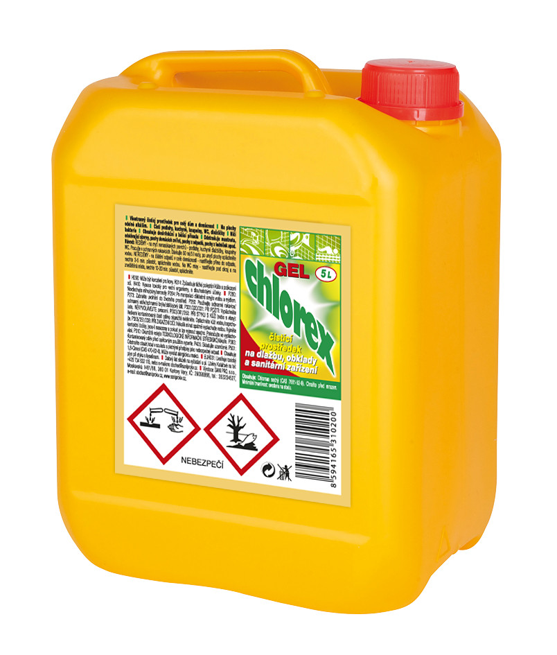 SANI PRO CHLOREX gel 5l čistící a desinfekční přípravek pro celý dům (SP)