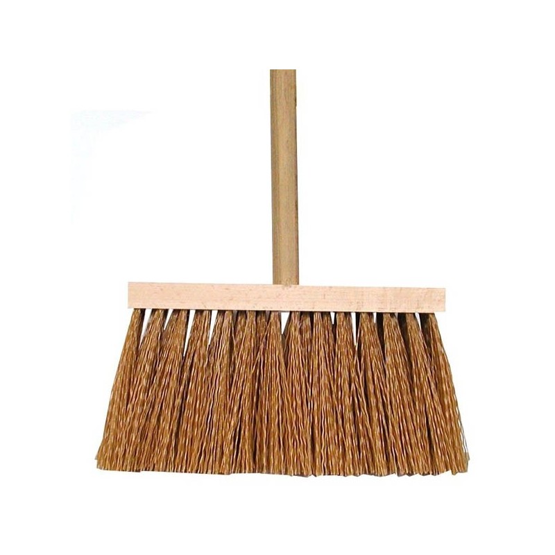 Spokar Koště zatloukané dřevěné s holí 120 cm