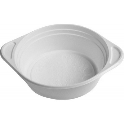 Levně Miska polévková 500ml PP174 bílá (miska na guláš) 100ks/bal.