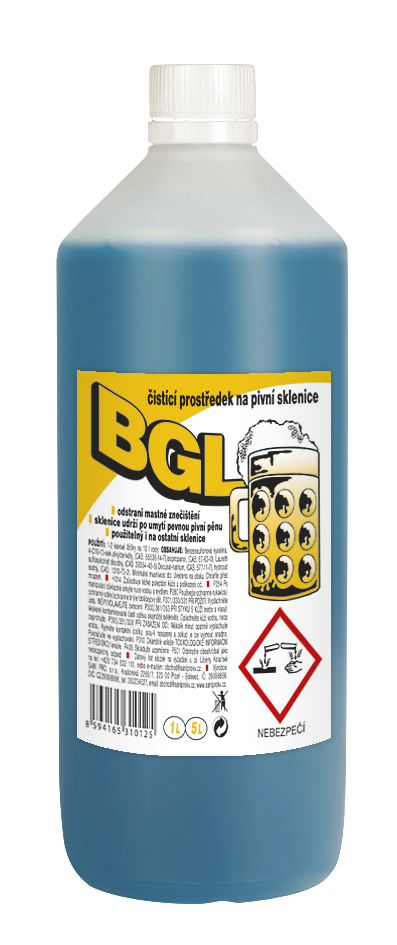 SANI PRO BGL - 1l Čistící prostředek na pivní sklenice (SP)