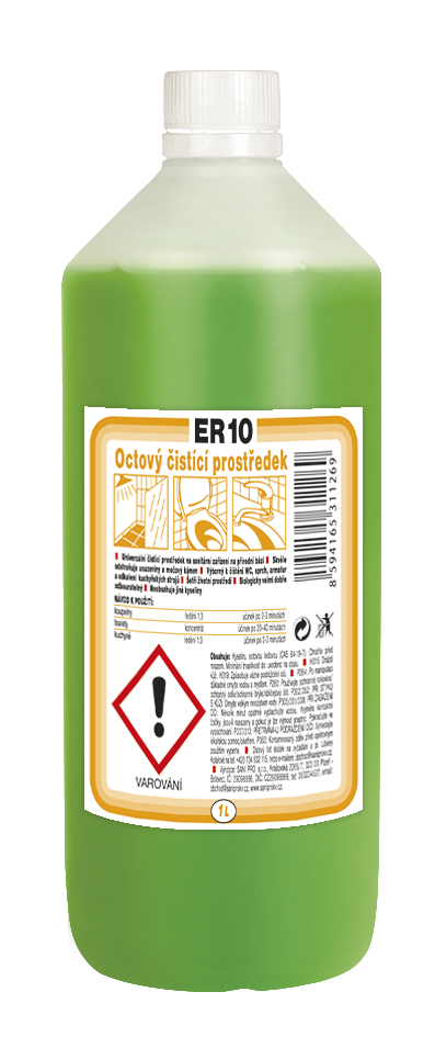 SANI PRO ER 10 - 1l octový čistící prostředek, sanitární (SP)